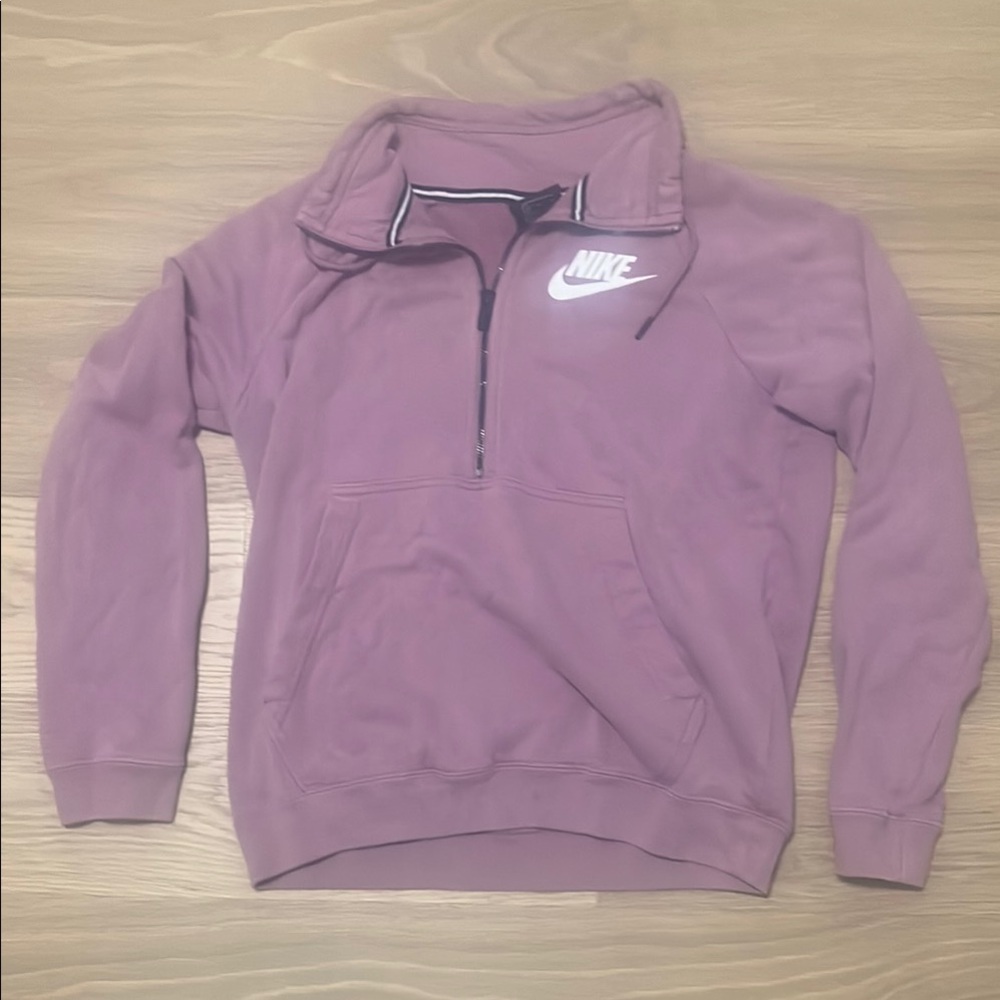 Nike Lavender Quarter-Zip Pullover